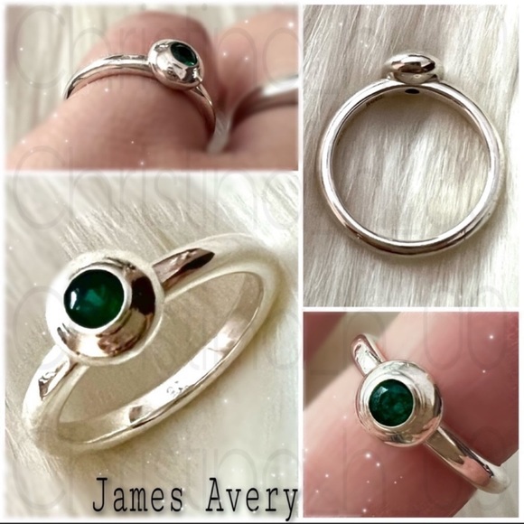 James Avery Jewelry James Avery Emerald Ring Size 5excellent